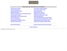 Tablet Screenshot of goldrush.coalliance.org